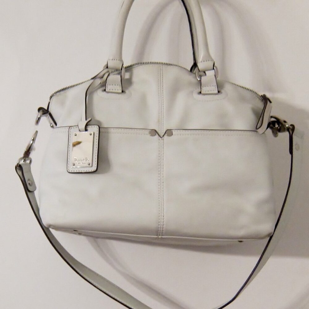 White Tignanello leather shoulder bag